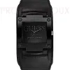 Montre guess W0418 G3 - Montre Guess Est.1981 Métal brossé Noir Cuir Noir- Promo Bijoux Pas Cher