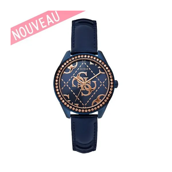 Montre Guess Femme Mini-Logo Nouveauté 2014 - W0524L1 | Promo Bijoux Pas Cher |