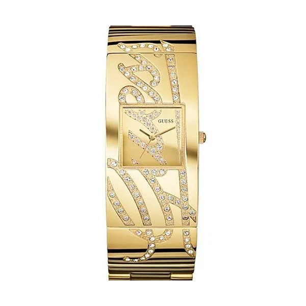 Montre Guess W15052L1- Métal Doré et Cristaux - Autograph - Promo Bijoux Pas Cher