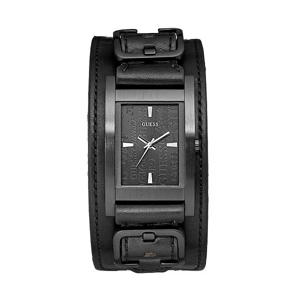 Montre Guess - Montre Guess pour Homme en Métal Brossé Noir - W85094G1 - Promo Bijoux Pas Cher