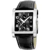 Montre Festina Homme chrono, acier gris, fond noir Promo Bijoux Pas Cher f16235-F