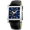 Montre Festina Homme chrono, acier gris, fond bleu et noir Promo Bijoux Pas Cher f16235-J