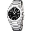 Montre Festina Homme chrono, acier gris, fond noir et argent Promo Bijoux Pas Cher f16504-4