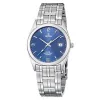 Montre Festina Homme chrono, acier gris, fond bleu et argent Promo Bijoux Pas Cher f8825-2