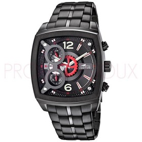 Montre Lotus Homme en Acier Noir