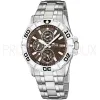 Montre Lotus Homme en Acier Gris Fond Cadran Marron - Nouveauté