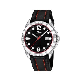 Montre Lotus Homme en Cuir Noir