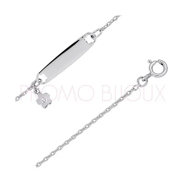 Gourmettes Argent Enfant - Cadeau de Baptême - 7006151-11 || Promo bijoux Pas Cher ||