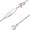 Gourmettes Argent Enfant avec Petit Ourson Cadeau de Baptême - 7009495-11 | Promo bijoux Pas Cher |