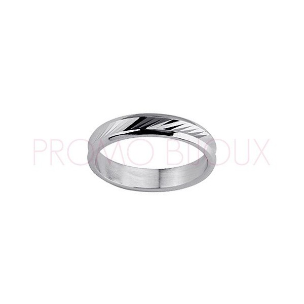 Alliance Argent 4 Mm - Alliance de Mariage en Argent