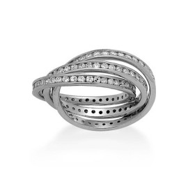 Bague Argent 925 Rhodié