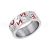 Bague Kenzo en Argent - Ligne Méli-Mélo Laque Rouge - 7011052-1100