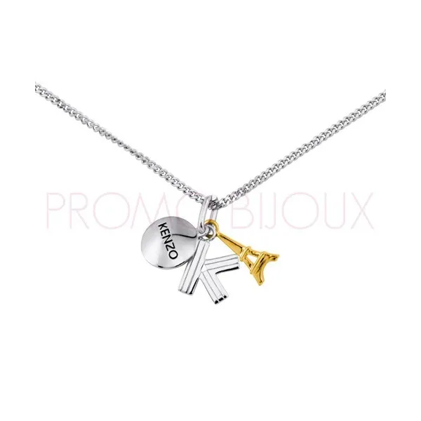 Collier Kenzo Charm's Argent - 7015750 11 00 - Collier Kenzo