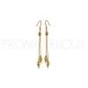 Boucles d'oreilles pendantes plaqué or · prix discount,remisé,pas cher soldé,plaqué or