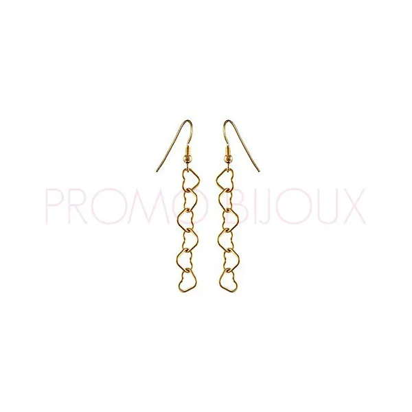Boucles d'oreilles Pendantes plaqué or · prix discount,remisé,pas cher soldé,plaqué or