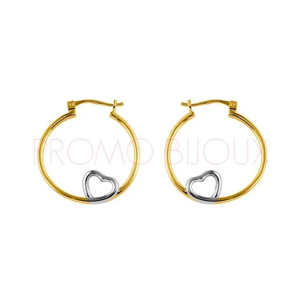 Boucles D'Oreilles femme altesse plaqué or/oxyde de zirconium · prix soldé,discount,pas cher remisé