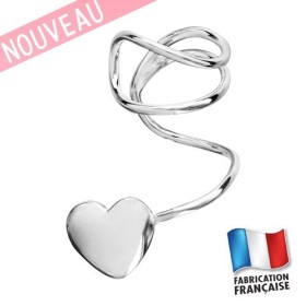 Bijou d'oreille motif coeur