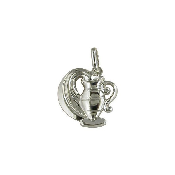 Pendentif zodiacque en argent Verseau