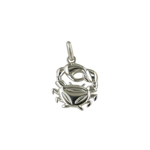 Pendentif zodiacque en argent Cancer