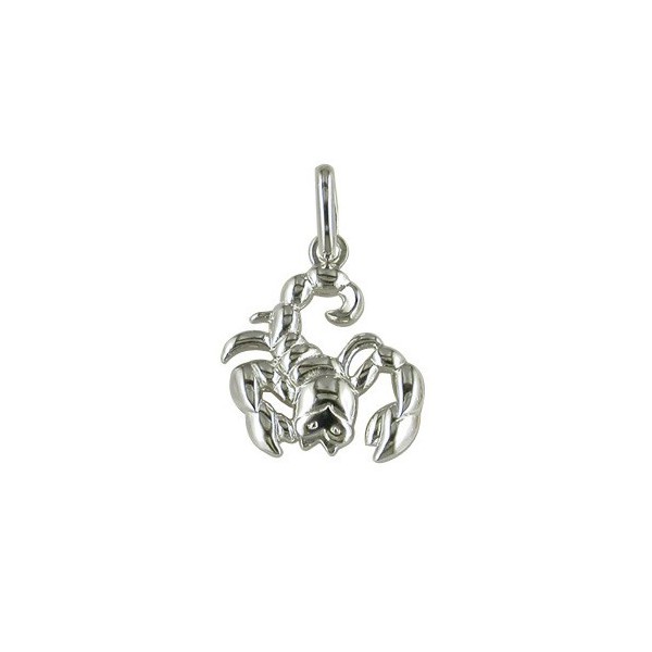 Pendentif zodiacque en argent Scorpion