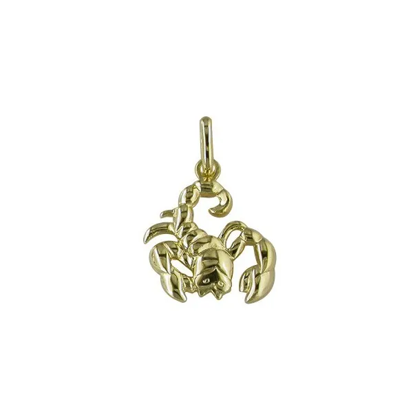 Pendentif Zodiaque Plaqué Or  Scorpion