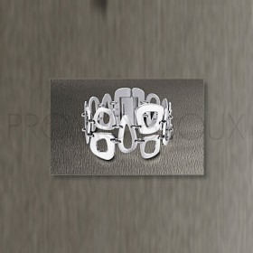 Bracelet Lotus Style - Bracelet Ajouré Acier