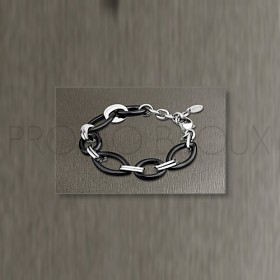 Bracelet Lotus Style - Céramique Noire
