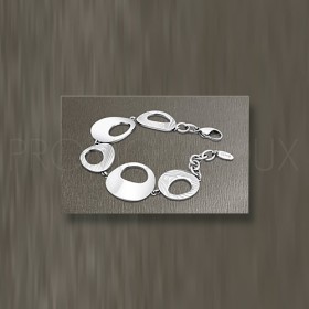 Bracelet Lotus Style Acier Multi-Anneaux
