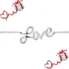 Bijou saint Valentin - Bracelet en argent texte Love découpé pour seulement 38€ livraison offerte !