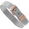 Bijou de noël Femme Idée cadeau n°8 - Bracelet Rigide Acier PVD Rose
