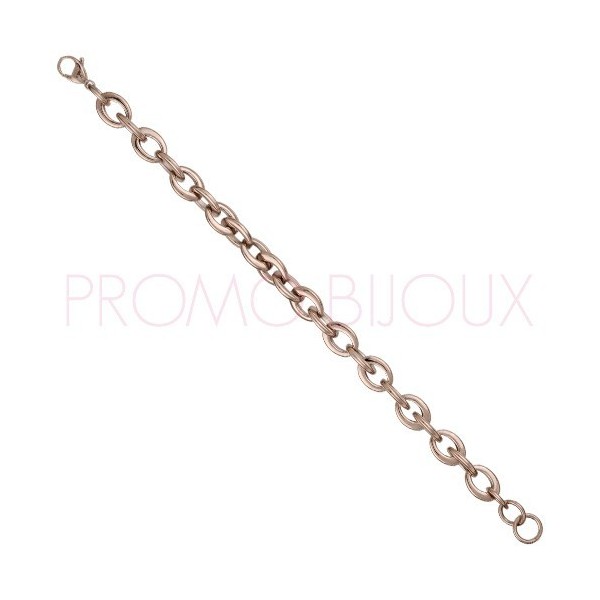 Bijou de noël Femme idée cadeau n°6 - Bracelet Acier PVD Rose