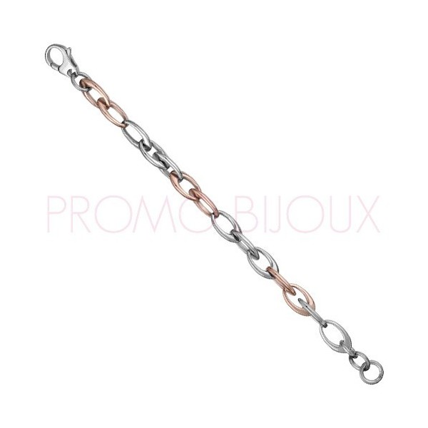 Bijou de noël Femme idée cadeau n°4 - Bracelet Acier PVD Rose