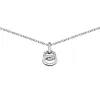 Collier Argent et oxyde de zirconium pour Femmes pas cher solde,remise,Promotion