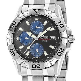 Montre Lotus Homme en Acier Gris