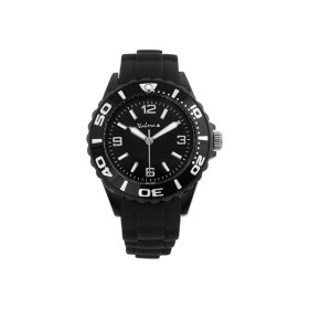 Montre noir en silicone pas chère