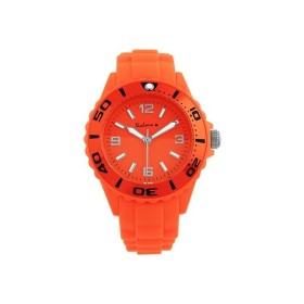 Montre orange fluo en silicone
