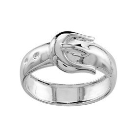 BAGUE ARGENT MOTIF CEINTURE 065741