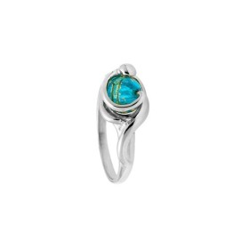 Bague Jourdan Argent - Perle de Murano bleue