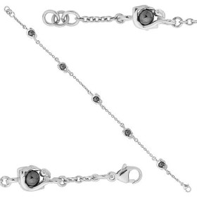 Bracelet Jourdan Argent avec boule en hématite