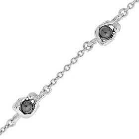 Bracelet Jourdan Argent avec boule en hématite