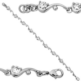 Bracelet Jourdan en argent et oxydes de zirconium