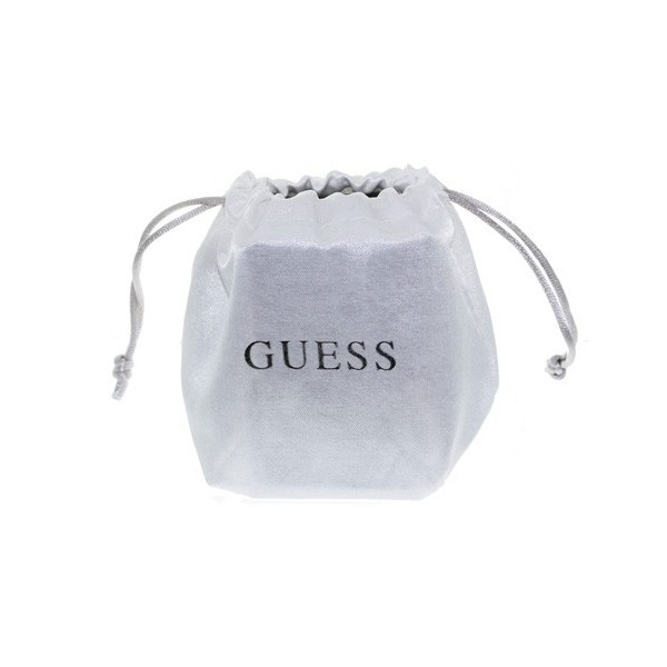 Bracelet GUESS love argenté rhodié avec cristaux rose pâle