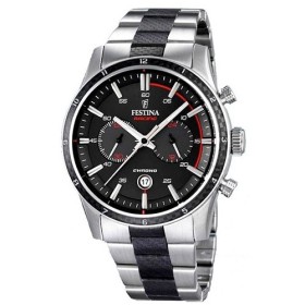 Montre Festina cadran fond noir et orange - F16235-9