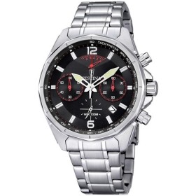 Montre Festina ronde en acier compteur aviation - F6835-2