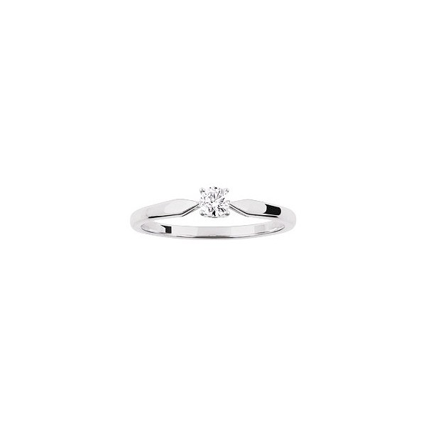 Bague diamant solitaire 0.14 CT