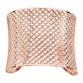 Bracelet manchette en acier rose