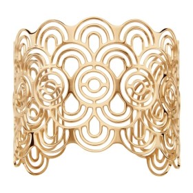 Manchette en acier rose - Bracelet femme