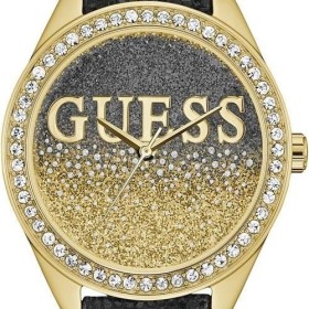 Montre Guess Cuir Cristal Femme
