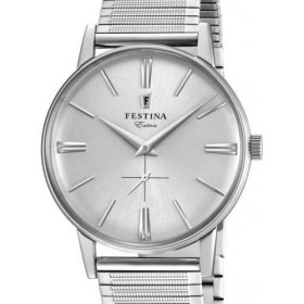 Montre Festina Façade Argentée Homme