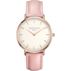 Montre Rosefield rose et blanche pour femme